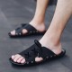 Seasonal Strap Slippers British Breathable Beach Slippers Casual Slip Fashion Men\'s Shoes