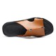 Men Metal Decoration Opened Toe Comfy Soft Sole Casual Beach Slippers