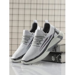 Men Breathable Light Weight Lace Up Sports Running Casual Walking Shoes