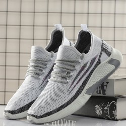 Men Breathable Light Weight Lace Up Sports Running Casual Walking Shoes