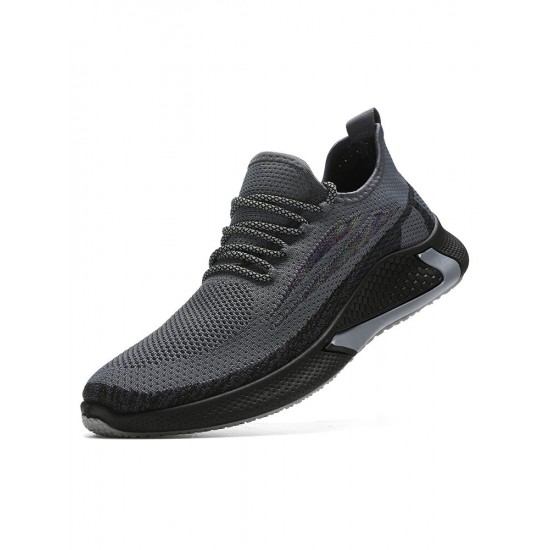 Men Breathable Light Weight Lace Up Sports Running Casual Walking Shoes