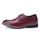 Men Classic Pointed Toe Lace Up Bsiness Formal Dress Shoes