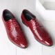 Large Size Men Stylish Leather Slip Resistant Business Formal Shoes