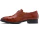 Men Leather Splicing Non-slip Soft Sole Slip On Business Formal Shoes