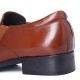 Men Leather Splicing Non-slip Soft Sole Slip On Business Formal Shoes