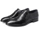 Men Leather Splicing Non-slip Soft Sole Slip On Business Formal Shoes