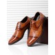 Men Vintage Brogue Derby Shoes Lace Up Business Dress Shoes