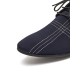 Men Stylish Pointed Toe Lace Up Business Canvas Dress Shoes