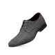 Men Pointed Toe Canvas Business Casual Dress Shoes