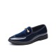 Large Size Men Leather Splicing Slip On Formal Dress Shoes