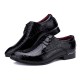 Large Size Men Patent Leather Lace Up Party Wedding Dress Shoes