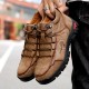 Men Durable Comfort Round Toe Lace Up Outdoor Casual Ankle Boots