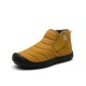 Men Outdoor Waterproof Warm Lining Hook Loop Casual Ankle Boots