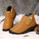 Men Outdoor Waterproof Warm Lining Hook Loop Casual Ankle Boots