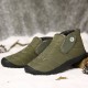 Men Outdoor Waterproof Warm Lining Hook Loop Casual Ankle Boots