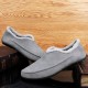 Men Large Size Plush Lining Microfiber Leather Non-slip Casual Slippers