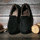 Men Warm Plus Lining Soft Sole Slip On Comfy Casual Boots