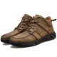 Men Microfiber Leather Non Slip Soft Sole Outdoor Casual Ankle Boots