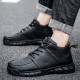 Men Microfiber Leather Non Slip Soft Sole Outdoor Casual Ankle Boots