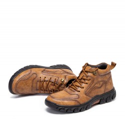 Men Durable Plus Size Non-slip Casual Outdoor Boots