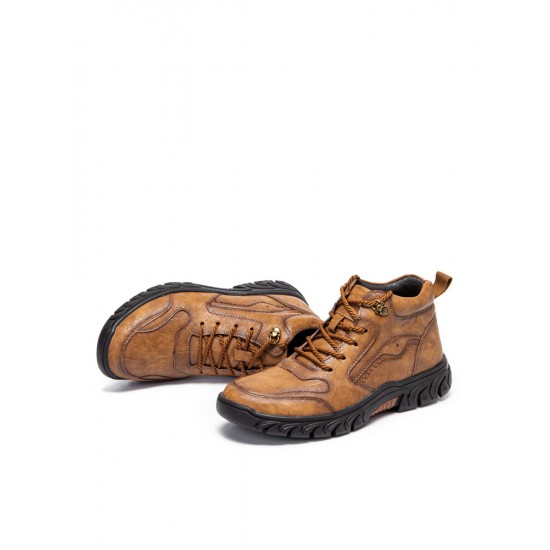 Men Durable Plus Size Non-slip Casual Outdoor Boots