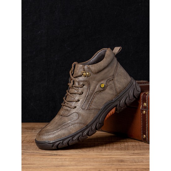 Men Durable Plus Size Non-slip Casual Outdoor Boots