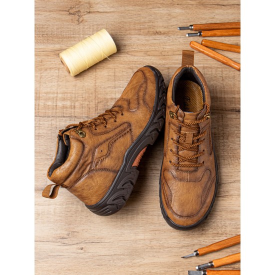 Men Durable Plus Size Non-slip Casual Outdoor Boots