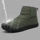 Men Waterproof Warm Lining Hook Loop Toe Protective Casual Ankle Boots