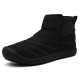 Men Waterproof Warm Lining Hook Loop Toe Protective Casual Ankle Boots