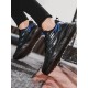 Chunky Style Colorful Sole Lace Up Front Sports Shoes