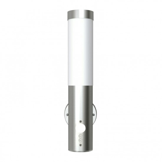  Outdoor Wall Lamp with Motion Detector Stainless Steel