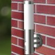  Outdoor Wall Lamp with Motion Detector Stainless Steel