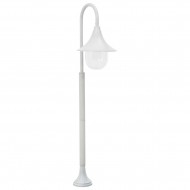 Garden Post Light E27 120 cm Aluminium White