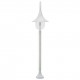 Garden Post Light E27 120 cm Aluminium White