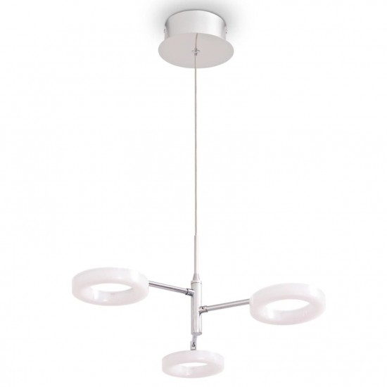 LED Pendant Lamp with 3 Lights Warm White