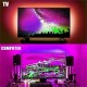 4 * 50cm USB LED Strip Lights Kit Flexible Strip Lights with Mini Remote Control Home LED Tape Strip for TV Computer Backlight