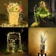 10 Strands(200 LEDs) Rope String Light Garden Decoration Outdoor Waterproof Rope String Christmas Lamp Wedding Party Tree Xmas Decoration