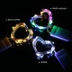 1M/3.3FT 10LEDs Starry Copper Wire String Battery Operated Powered Extra Flexible Bendable Light Strip for Holiday Festival Decorations