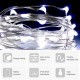 4.5V 6W 10 Meters 100 LED Fairy String Light Battery Powered Operated IP65 Water Resistance Twistable Bendable Flexible White for Christmas Xmas Festival Holiday Home Party Theme Restaurant Pub Club Bar Decoration Gift Present