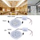 9W LED Downlight Ceiling Lamp Spot Light Recessed AC85-265V Lamp + LED Driver for Home Illumination (Warm white)