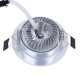 9W LED Downlight Ceiling Lamp Spot Light Recessed AC85-265V Lamp + LED Driver for Home Illumination (Warm white)