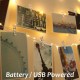 10M 100 Lamp Beads 8 Modes Warm White Fairy String Light Photo Clip Hanging Pictures Cards Memos Artwork