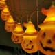 1.5m H-alloween 10 LEDs Pump-kin String Lights Lovely Mini Lantern Lamp Home Party Christmas Decors