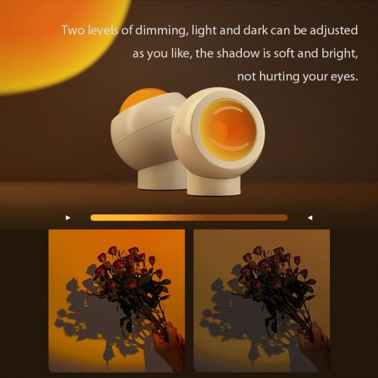 Yeelight Sunset Atmosphere Light Home Night Lamp Eye Protection Desk Lamp with Magnetic Base 360° Free Rotation Lights