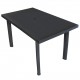  Garden Table Anthracite 126x76x72 cm Plastic