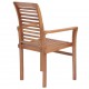 Stacking Dining Chairs 2 pcs Solid Teak