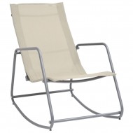 Garden Swing Chair Cream 95x54x85 cm Textilene