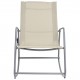 Garden Swing Chair Cream 95x54x85 cm Textilene