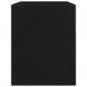 Bedside Cabinet High Gloss Black 40x30x40 cm Chipboard