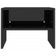 Bedside Cabinet High Gloss Black 40x30x30 cm Chipboard